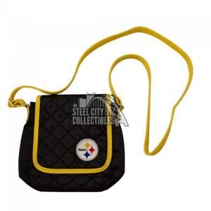 Steel City Collectibles Pittsburgh Steelers Quilted Crossbody Bag